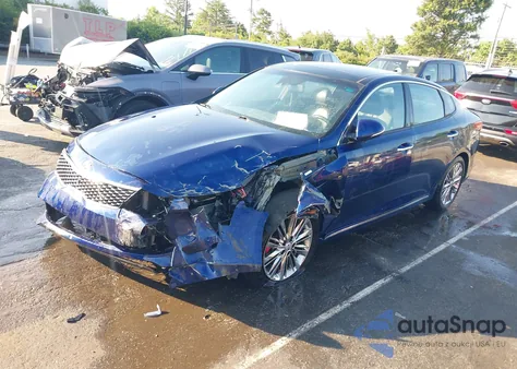 2018 Kia Optima Sxl из США, поврежденный, VIN 5XXGV4L28JG202489